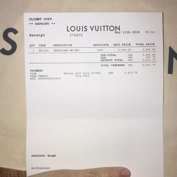 Louis Vuitton Montaigne bag - Picture 2 of 8